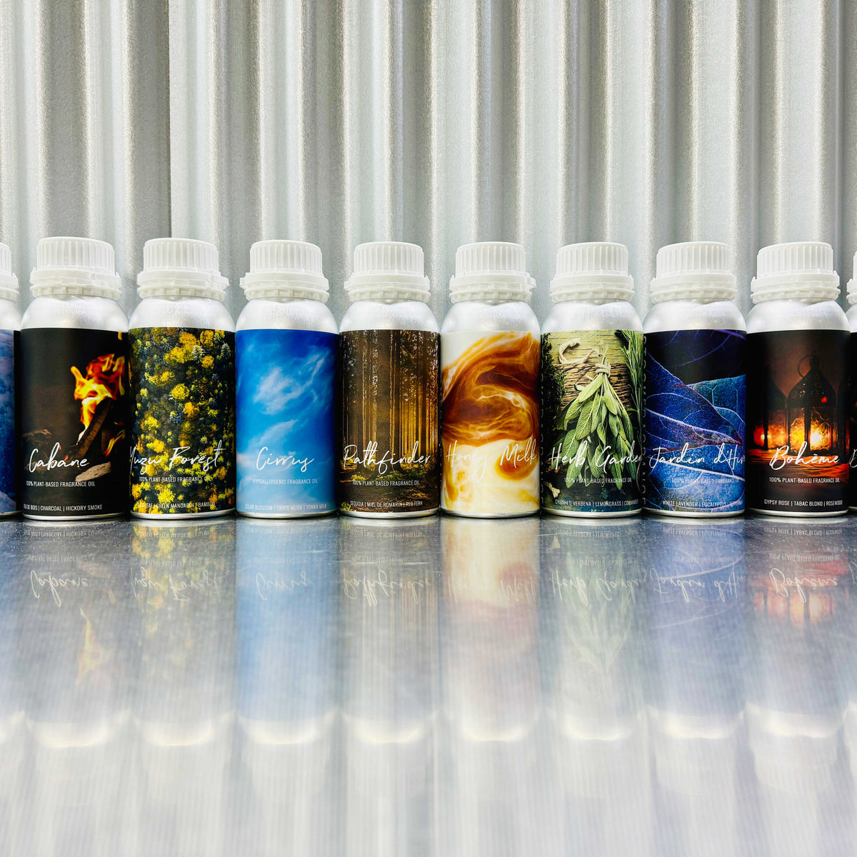 stock fragrance aluminum bottles