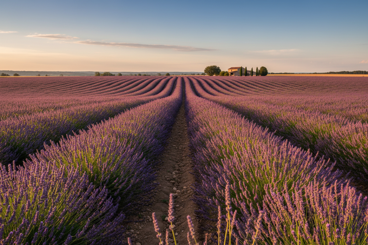 French lavender field