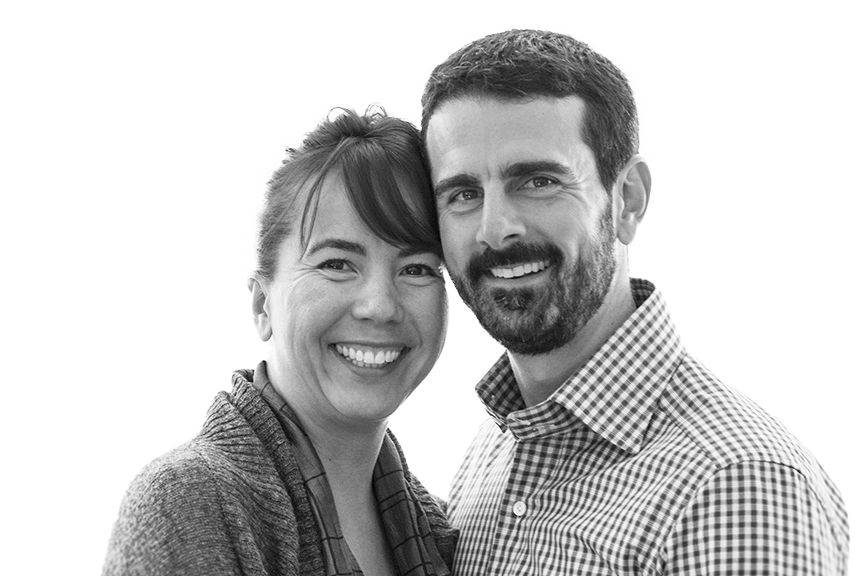 portrait of cecile and nathan founders of stock fragrance