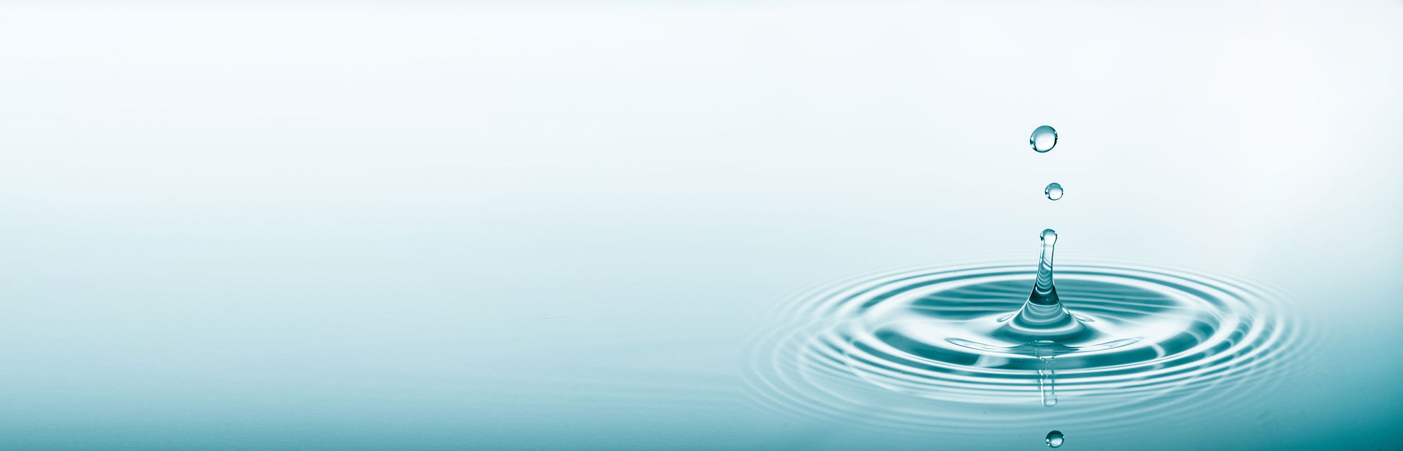 water droplet on liquid surface