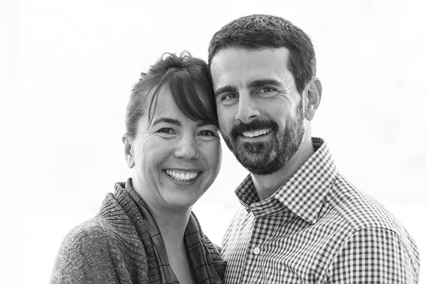 portrait of Nathan and Cécile founders of stock fragrance